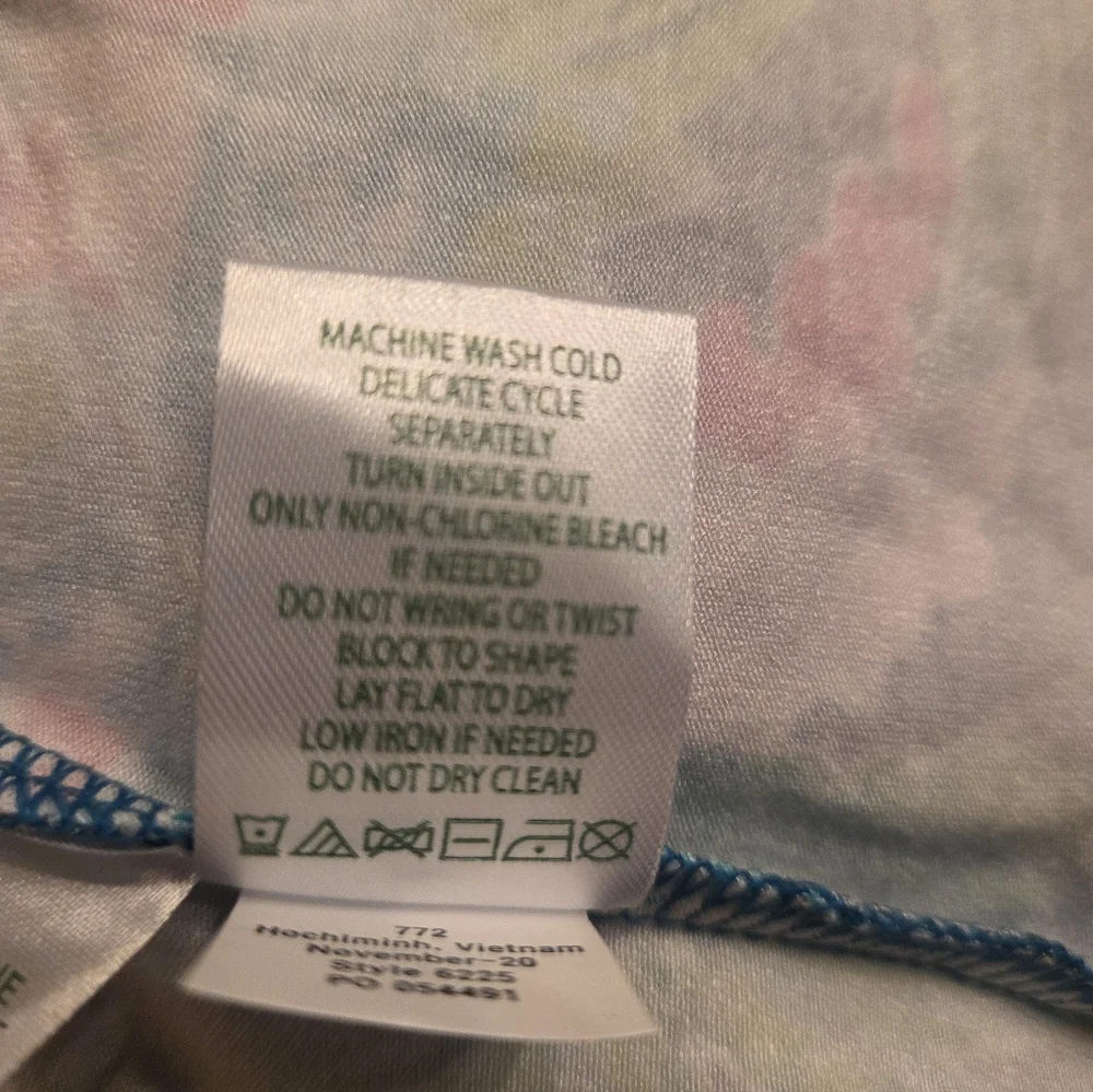 Lilly Pulitzer Ophelia Dress, Macaw Blue Sweet Escape Print Size M NWT - Picture 9 of 9